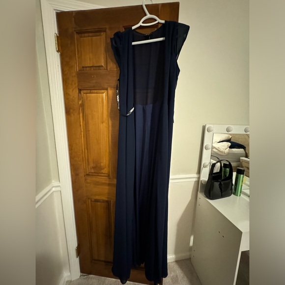Wendy Wrap Maxi Dress - Navy - Picture 4 of 4